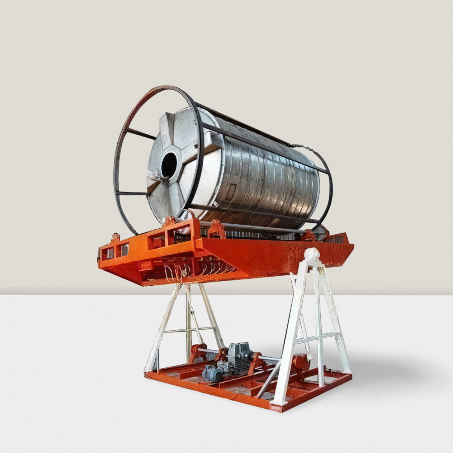 10000 L Open Flame Rock And Roll Rational Moulding Machine